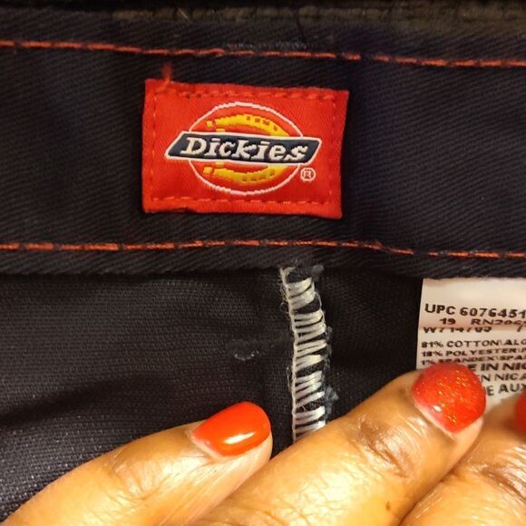Dickies navy blue flare bottom pants, nwt - Picture 3 of 5